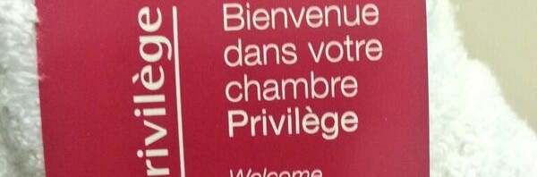 “Welcome to your privilege room.” This might come…