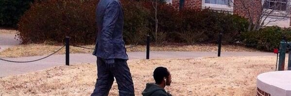 RT @rosierifka: After James Meredith statue at Ole…