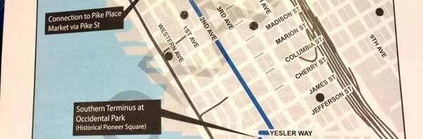 RT @seabikeblog: Oh hi 2nd Ave protected bike lane…