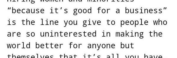 RT @thricedotted: perfect pull quote from this sho…