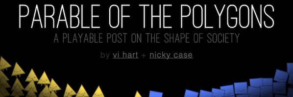 RT @vihartvihart: “Parable of the Polygons” is a p…