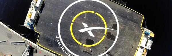 RT @elonmusk: Painting the name on the droneship ….