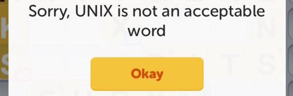 UNIX is a four letter word (h/t @anildash) http://…