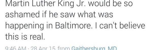 RT @roqchams: White people love Martin Luther King…
