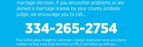 RT @splcenter: Running into issues getting married…