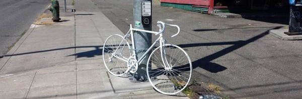 RT @seabikeblog: Ghost bike is now in place. ghost…