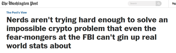 RT @xor: At least the headline is honest https://t…