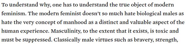 Wait, let me check; yes, male author IS explaining…