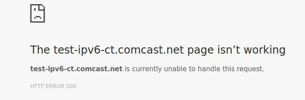 .@comcast your IPv6 support is … not good. https…