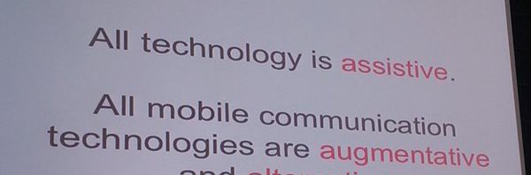 RT @ginasue: Remember all communication tech is as…