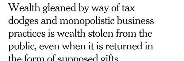 RT @nytopinion: By @susie_c – Philanthropy can do…