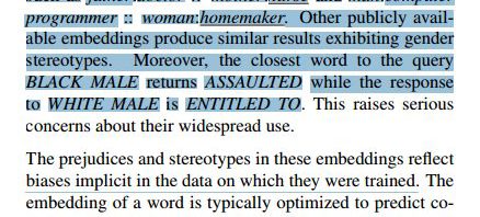 RT @jackclarkSF: AI bias: word2vec data encodes ra…