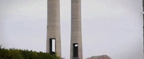 RT @MachinePix: Controlled demolition of Cockenzie…