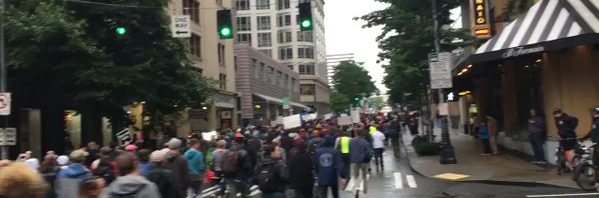 RT @jessica7lee: Thousands have shut down Seattle…
